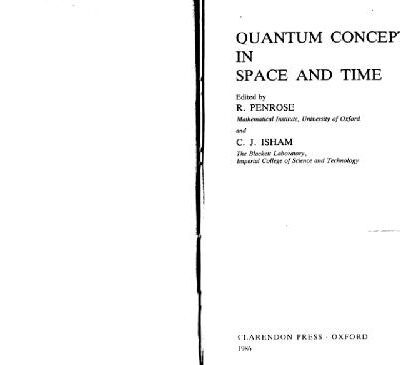خرید و دانلود نسخه کامل کتاب Quantum concepts in space and time