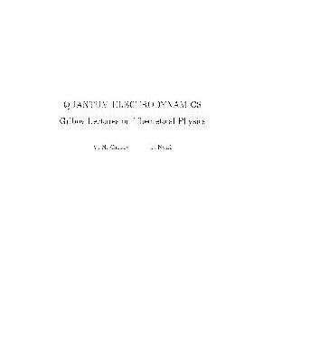 خرید و دانلود نسخه کامل کتاب Quantum electrodynamics (Gribov’s lectures on theoretical physics)