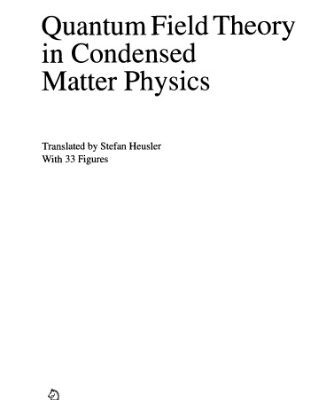 خرید و دانلود نسخه کامل کتاب Quantum field theory in condensed matter physics