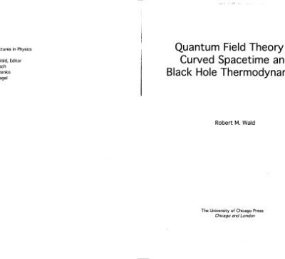 خرید و دانلود نسخه کامل کتاب Quantum field theory in curved spacetime and black hole thermodynamics
