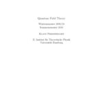 خرید و دانلود نسخه کامل کتاب Quantum Field Theory Lecture Notes