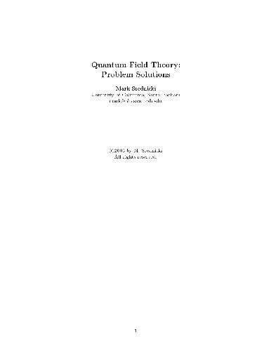 خرید و دانلود نسخه کامل کتاب Quantum field theory – solutions manual_68bdee082cd47.jpeg خرید و دانلود نسخه کامل کتاب Quantum field theory – solutions manual