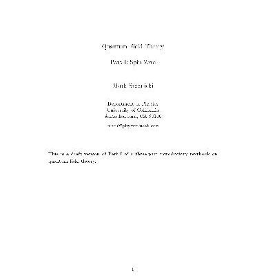 خرید و دانلود نسخه کامل کتاب Quantum field theory: spin zero