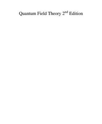 خرید و دانلود نسخه کامل کتاب Quantum field theory