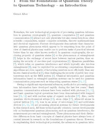 خرید و دانلود نسخه کامل کتاب Quantum Information: An Introduction to Basic Theoretical Concepts and Experiments