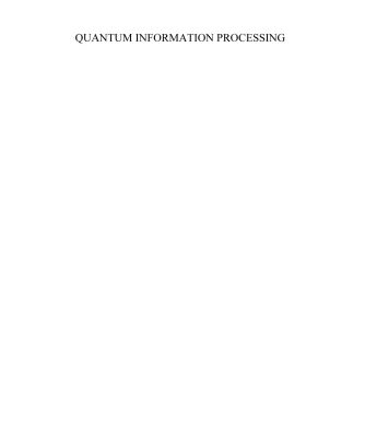 خرید و دانلود نسخه کامل کتاب Quantum information processing: from theory to experiment