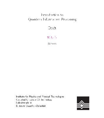 خرید و دانلود نسخه کامل کتاب Quantum Information Processing