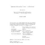 خرید و دانلود نسخه کامل کتاب Quantum information theory – an invitation