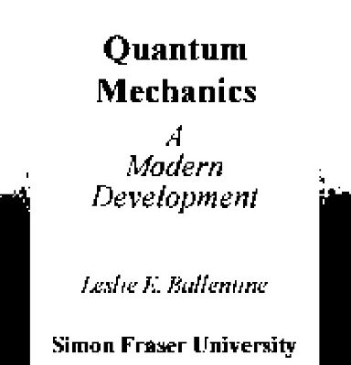 خرید و دانلود نسخه کامل کتاب Quantum mechanics – a modern development