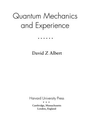 خرید و دانلود نسخه کامل کتاب Quantum Mechanics and Experience