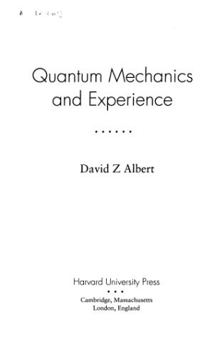 خرید و دانلود نسخه کامل کتاب Quantum Mechanics and Experience_68bdeeae40597.jpeg خرید و دانلود نسخه کامل کتاب Quantum Mechanics and Experience