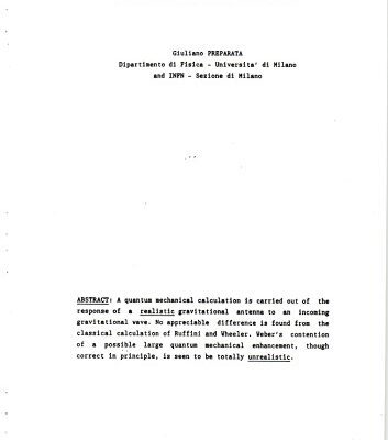 خرید و دانلود نسخه کامل کتاب Quantum Mechanics of a GravitationalAntenna