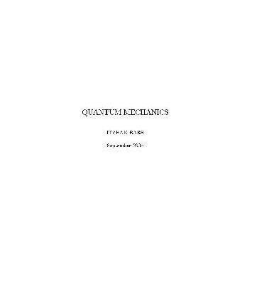 خرید و دانلود نسخه کامل کتاب Quantum mechanics