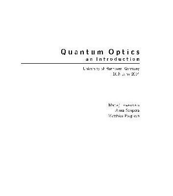 خرید و دانلود نسخه کامل کتاب Quantum Optics 001