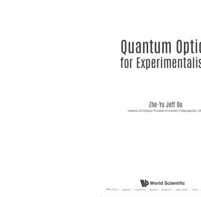 خرید و دانلود نسخه کامل کتاب Quantum Optics for Experimentalists