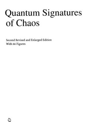 خرید و دانلود نسخه کامل کتاب Quantum signatures of chaos