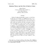 خرید و دانلود نسخه کامل کتاب Quantum theory and the role of mind in nature