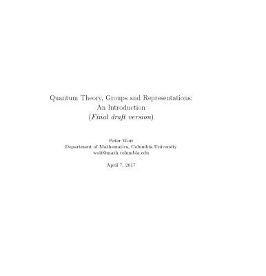 خرید و دانلود نسخه کامل کتاب Quantum Theory, Groups and Representations: An Introduction