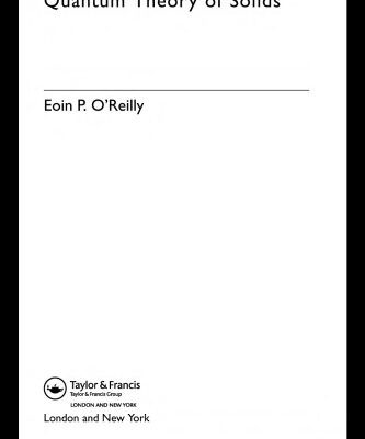 خرید و دانلود نسخه کامل کتاب Quantum theory of solids