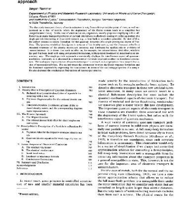 خرید و دانلود نسخه کامل کتاب Quantum transport theory of electrons in solids: A single-particle approach