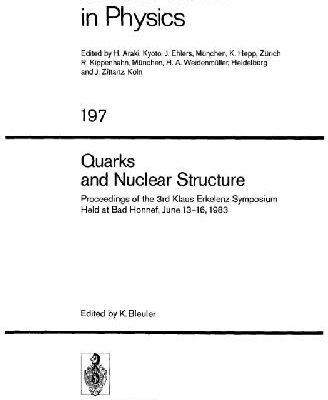 خرید و دانلود نسخه کامل کتاب Quarks and Nuclear Structure