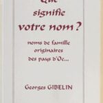 خرید و دانلود نسخه کامل کتاب Que signifie votre nom?: étude onomastique des noms de famille originaires des pays d’Oc