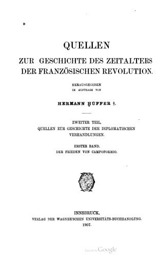 خرید و دانلود نسخه کامل کتاب Quellen zur Geschichte der diplomatischen Verhandlungen / Der Frieden von Campoformio_68c25d72400fd.jpeg خرید و دانلود نسخه کامل کتاب Quellen zur Geschichte der diplomatischen Verhandlungen / Der Frieden von Campoformio