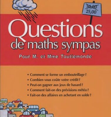 خرید و دانلود نسخه کامل کتاب Questions  de maths sympas  pour M. et Mme Toutlemonde