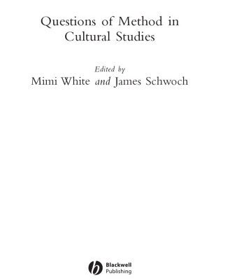 خرید و دانلود نسخه کامل کتاب Questions of Method in Cultural Studies