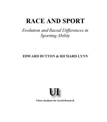 خرید و دانلود نسخه کامل کتاب Race and Sport: Evolution and Racial Differences in Sporting Ability