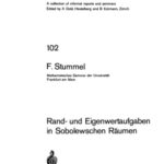 خرید و دانلود نسخه کامل کتاب Rand- Und Eigenwertaufgaben In Sobolewschen Raumen