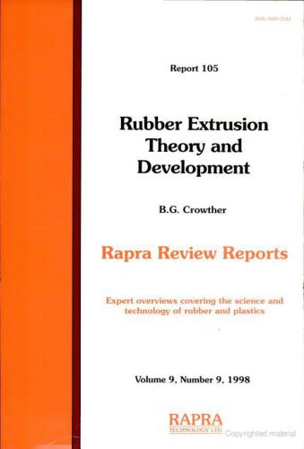 خرید و دانلود نسخه کامل کتاب Rapra Rewiew Reports – Rubber Extrusion Theory and Development_68d4cf0c10ccf.jpeg خرید و دانلود نسخه کامل کتاب Rapra Rewiew Reports – Rubber Extrusion Theory and Development