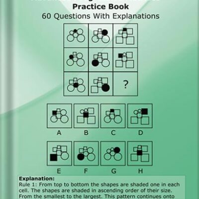 خرید و دانلود نسخه کامل کتاب Raven’s Advanced Progressive Matrices™ Practice Book: Practice Test, IQ Questions, Matrices, Exam Preparation, Practice Questions, IQ Test, Test Preparation, … For Test, Exam (IQ Tests series Book 8) by Zoe Hampton