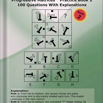 خرید و دانلود نسخه کامل کتاب Raven’s Progressive Matrices™ Practice Book 2: Practice Test, IQ Questions, Matrices, Exam Preparation, Practice Questions, IQ Test, Test Preparation, … Test, Explanation (IQ Tests series 10) by Zoe Hampton