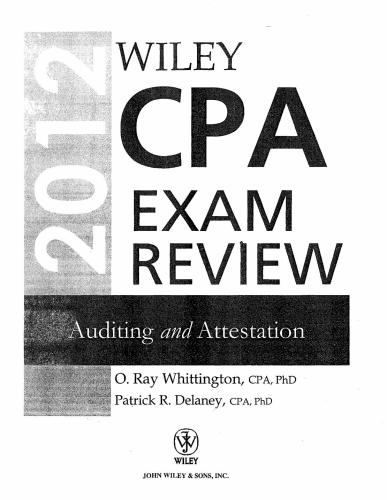 خرید و دانلود نسخه کامل کتاب Ray, Delaney Patrick R. Wiley CPA Exam Review 2012, Auditing and Attestation 9th Edition_68d544d1865a7.jpeg خرید و دانلود نسخه کامل کتاب Ray, Delaney Patrick R. Wiley CPA Exam Review 2012, Auditing and Attestation 9th Edition