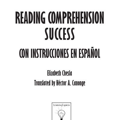 خرید و دانلود نسخه کامل کتاب Reading Comprehension Success   Spanish Edition
