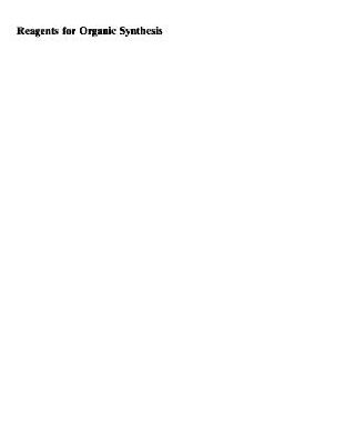 خرید و دانلود نسخه کامل کتاب Reagents for Organic Synthesis