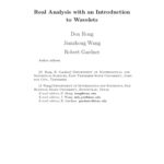 خرید و دانلود نسخه کامل کتاب Real analysis with an introduction to wavelets