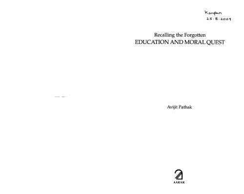 خرید و دانلود نسخه کامل کتاب Recalling the forgotten: Education and Moral Quest_68c7341ccbd30.jpeg خرید و دانلود نسخه کامل کتاب Recalling the forgotten: Education and Moral Quest