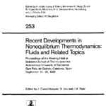 خرید و دانلود نسخه کامل کتاب Recent Developments in Nonequilibrium Thermodynamics: Fluids and Related Topics