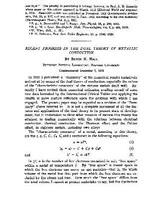 خرید و دانلود نسخه کامل کتاب Recent Progress in the Dual Theory of Metallic Conduction