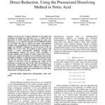 خرید و دانلود نسخه کامل کتاب Recovery of Nickel from Reformer Catalysts of Direct Reduction, Using the Pressurized Dissolving Method in Nitric Acid