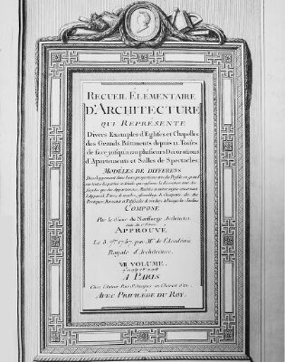خرید و دانلود نسخه کامل کتاب Recueil Elementaire d’Architecture (Том 7)