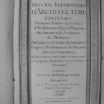 خرید و دانلود نسخه کامل کتاب Recueil Elementaire d’Architecture (Том 1)
