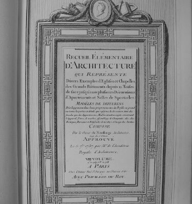 خرید و دانلود نسخه کامل کتاب Recueil Elementaire d’Architecture (Том 8)