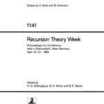 خرید و دانلود نسخه کامل کتاب Recursion Theory Week. Proceedings conference Oberwolfach, 1984