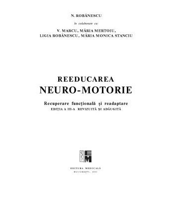 خرید و دانلود نسخه کامل کتاب Reeducarea neuro-motorie