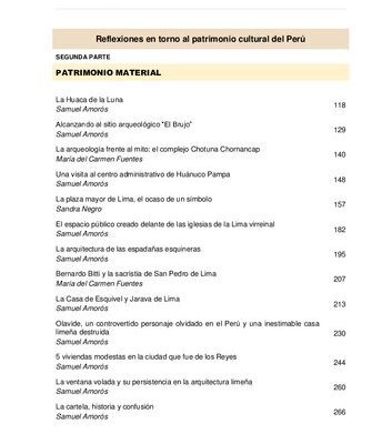 خرید و دانلود نسخه کامل کتاب Reflexiones en torno al patrimonio cultural del Perú. Patrimonio material