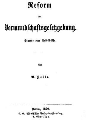خرید و دانلود نسخه کامل کتاب Reform der Vormundschaftsgesetzgebung. Staats- oder Selbsthilfe