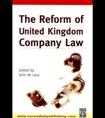 خرید و دانلود نسخه کامل کتاب Reform of UK Company Law
